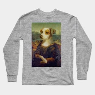 Mona Lisa Jack Russell Long Sleeve T-Shirt